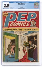 PEP COMICS #57 JUNE 1946 CGC 3.0 GOOD/VG.