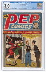 PEP COMICS #58 SEPTEMBER 1946 CGC 3.0 GOOD/VG.