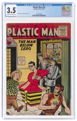 PLASTIC MAN #55 OCTOBER 1955 CGC 3.5 VG-.