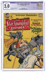 STAR SPANGLED COMICS #87 DECEMBER 1948 CGC RESTORED 2.0 SLIGHT(C-1) GOOD.