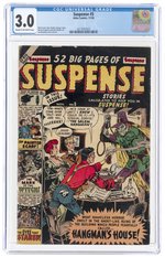 SUSPENSE #5 NOVEMBER 1950 CGC 3.0 GOOD/VG.