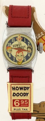 HOWDY DOODY WRIST WATCH WITH DIE-CUT DISPLAY.