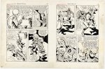 AMAZING SPIDER-MAN VS THE PRODIGY #1 COMPLETE STORY ORIGINAL ART BY ROSS ANDRU.