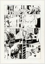 DARK DOMINION #1 COVER AND PARTIAL STORY PAGES ORIGINAL ART BY JOE JAMES.