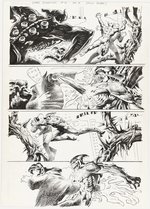 DARK DOMINION #2 PARTIAL STORY PAGES ORIGINAL ART BY JOE JAMES.