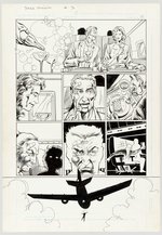 DARK DOMINION #3 PARTIAL STORY PAGES ORIGINAL ART BY JOE JAMES.