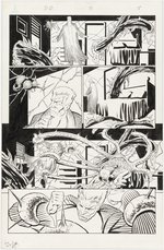 DARK DOMINION #5 PARTIAL STORY PAGES ORIGINAL ART BY JOE JAMES.