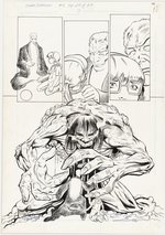 DARK DOMINION #5 PARTIAL STORY PAGES ORIGINAL ART BY JOE JAMES.