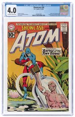 SHOWCASE #34 SEPTEMBER-OCTOBER 1961 CGC 4.0 VG (FIRST SILVER AGE ATOM).