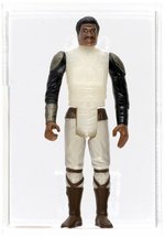 STAR WARS: RETURN OF THE JEDI (1983) - LANDO CALRISSIAN (SKIFF GUARD DISGUISE) FIRST SHOT ACTION FIGURE AFA 90 Q-NM+/MINT (TORSO PULL/CLEAR PLASTIC).