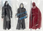 STAR WARS: RETURN OF THE JEDI (1984) - DARTH VADER/EMPEROR/EMPEROR'S ROYAL GUARD 3-PACK AFA 75 EX+/NM.