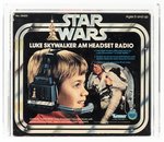 STAR WARS (1978) - LUKE SKYWALKER AM HEADSET RADIO AFA 80 Q-NM.