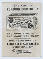 CRACKER JACK 1915 FLIP BOOK WITH CHAPLIN.