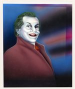 KENNER BATMAN: THE DARK KNIGHT COLLECTION (1990) JACK NICHOLSON AS THE JOKER CARDBACK PHOTOART.