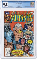 NEW MUTANTS #87 MARCH 1990 CGC 9.8 NM/MINT (FIRST CABLE & STRYFE).