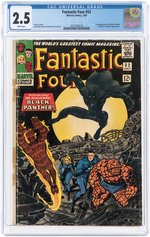 FANTASTIC FOUR #52 JULY 1966 CGC 2.5 GOOD+ (FIRST BLACK PANTHER).