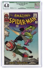 AMAZING SPIDER-MAN #39 AUGUST 1966 CGC QUALIFIED 4.0 VG (NORMAN OSBORN REVEALED AS GREEN GOBLIN).