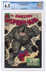 AMAZING SPIDER-MAN #41 OCTOBER 1966 CGC 6.5 FINE+ (FIRST RHINO).