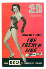 JANE RUSSELL “THE FRENCH LINE”  PRESS BOOK.