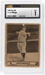 1940 PLAY BALL #1 JOE DIMAGGIO (HOF) CSG 1 POOR.