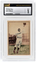 1952 BERK ROSS JACKIE ROBINSON (HOF) CSG 1 POOR.