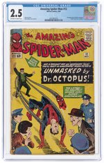 AMAZING SPIDER-MAN #12 MAY 1964 CGC 2.5 GOOD+.