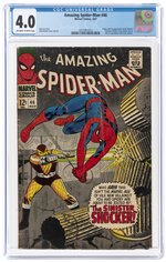 AMAZING SPIDER-MAN #46 MARCH 1967 CGC 4.0 VG (FIRST SHOCKER).