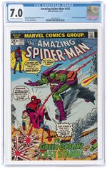 AMAZING SPIDER-MAN #122 JULY 1973 CGC 7.0 FINE/VF (DEATH OF GREEN GOBLIN).