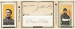 2021 HISTORIC AUTOGRAPHS TRIPLE FOLDER BILL BRADLEY/ELMER FLICK (HOF).