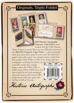 2021 HISTORIC AUTOGRAPHS TRIPLE FOLDER BILL BRADLEY/ELMER FLICK (HOF).