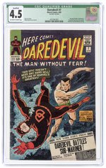 DAREDEVIL #7 APRIL 1965 CGC QUALIFIED 4.5 VG+ (FIRST RED COSTUME).