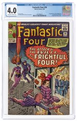 FANTASTIC FOUR #36 MARCH 1965 CGC 4.0 VG (FIRST FRIGHTFUL FOUR & MEDUSA).