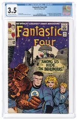 FANTASTIC FOUR #45 DECEMBER 1965 CGC 3.5 VG- (FIRST LOCKJAW & INHUMANS).