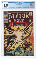 FANTASTIC FOUR #53 AUGUST 1966 CGC 1.8 GOOD- (FIRST KLAW).