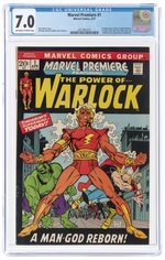 MARVEL PREMIERE #1 APRIL 1972 CGC 7.0 FINE/VF (FIRST ADAM WARLOCK).