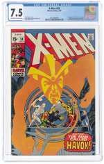 X-MEN #58 JULY 1969 CGC 7.5 VF- (FIRST HAVOK IN COSTUME).