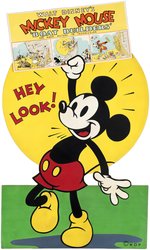 MICKEY MOUSE LARGE THEATER CARTOON DISPLAY STANDEE.