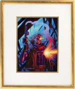 MARVEL MASTERPIECES - BLAZE (GHOST RIDER) TRADING CARD ORIGINAL ART BY THE BROTHERS HILDEBRANDT.