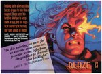 MARVEL MASTERPIECES - BLAZE (GHOST RIDER) TRADING CARD ORIGINAL ART BY THE BROTHERS HILDEBRANDT.