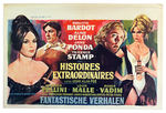 “HISTOIRES EXTRAORDINAIRES (SPIRTS OF THE DEAD)” FOREIGN FILM POSTER.