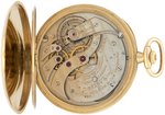 PATEK PHILLIPPE FOR TIFFANY & CO. 18K YELLOW GOLD OPEN FACE POCKET WATCH.