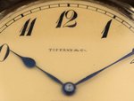 PATEK PHILLIPPE FOR TIFFANY & CO. 18K YELLOW GOLD OPEN FACE POCKET WATCH.