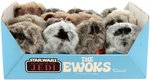 STAR WARS: RETURN OF THE JEDI (1983) - KENNER THE EWOKS STORE DISPLAY OF 16 PLUSH FIGURES.