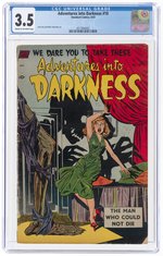 ADVENTURES INTO DARKNESS #10 JUNE 1953 CGC 3.5 VG-.