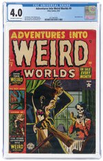 ADVENTURES INTO WEIRD WORLDS #9 AUGUST 1952 CGC 4.0 VG.