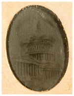 UNUSUAL HOOVER/CURTIS/U.S. CAPITOL FLASHER CARD.