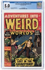 ADVENTURES INTO WEIRD WORLDS #12 NOVEMBER 1952 CGC 5.0 VG/FINE.