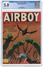 AIRBOY VOL. 8 #10 NOVEMBER 1951 CGC 5.0 VG/FINE.