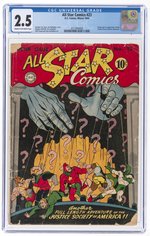 ALL STAR COMICS #23 WINTER 1944 CGC 2.5 GOOD+ (FIRST PSYCHO PIRATE).