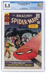 AMAZING SPIDER-MAN #22 MARCH 1965 CGC 5.5 FINE-.